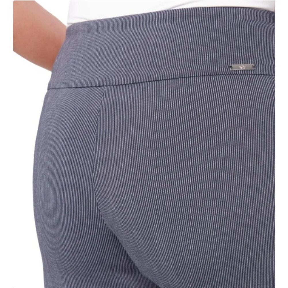 S.C. & CO. Women's Wide Leg Crop Pant (Navy, Large) - Picture 2 of 4